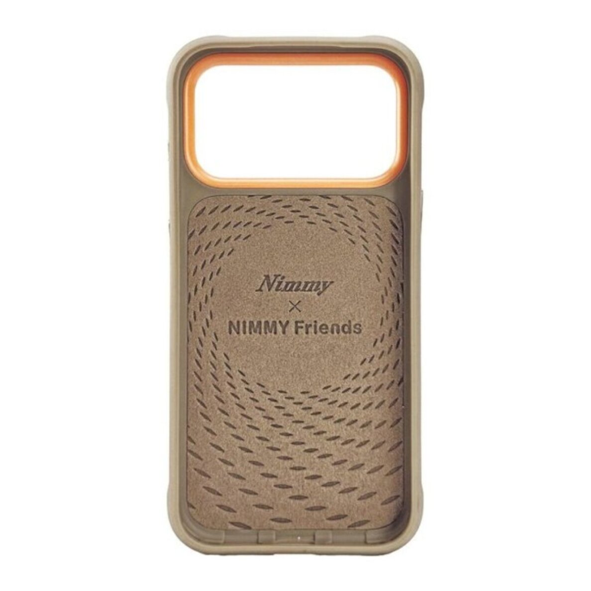 iPhone 17 PRO MAX beige NIMMY Teddy with Glasses nugarėlė 2