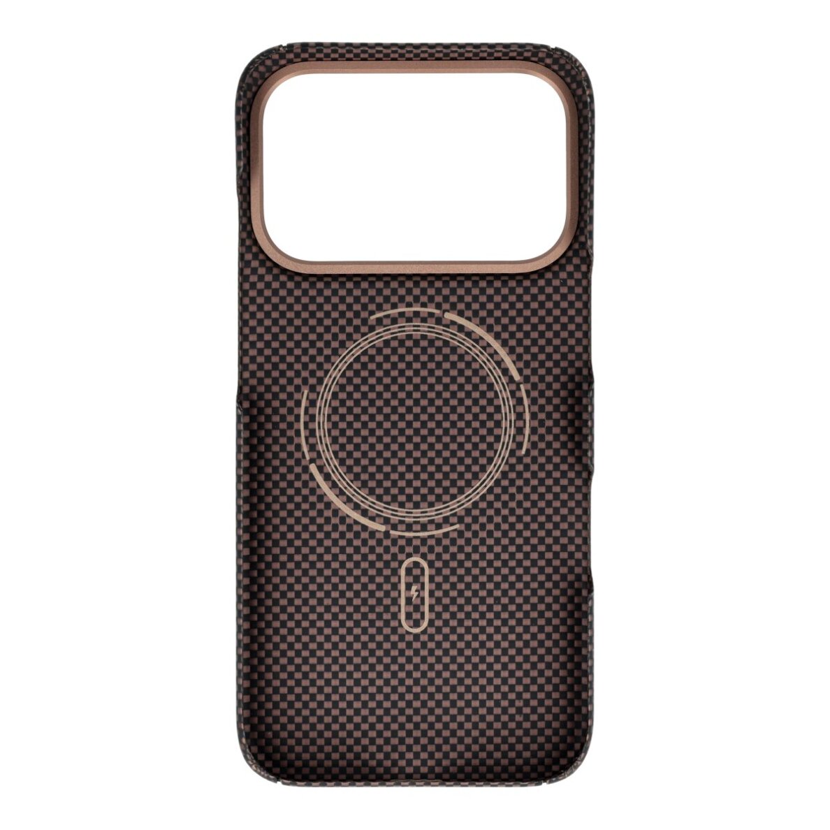 iPhone 17 PRO MAX brown MagSafe AIR ARAMID FIBER Mr. Monkey nugarėlė 1
