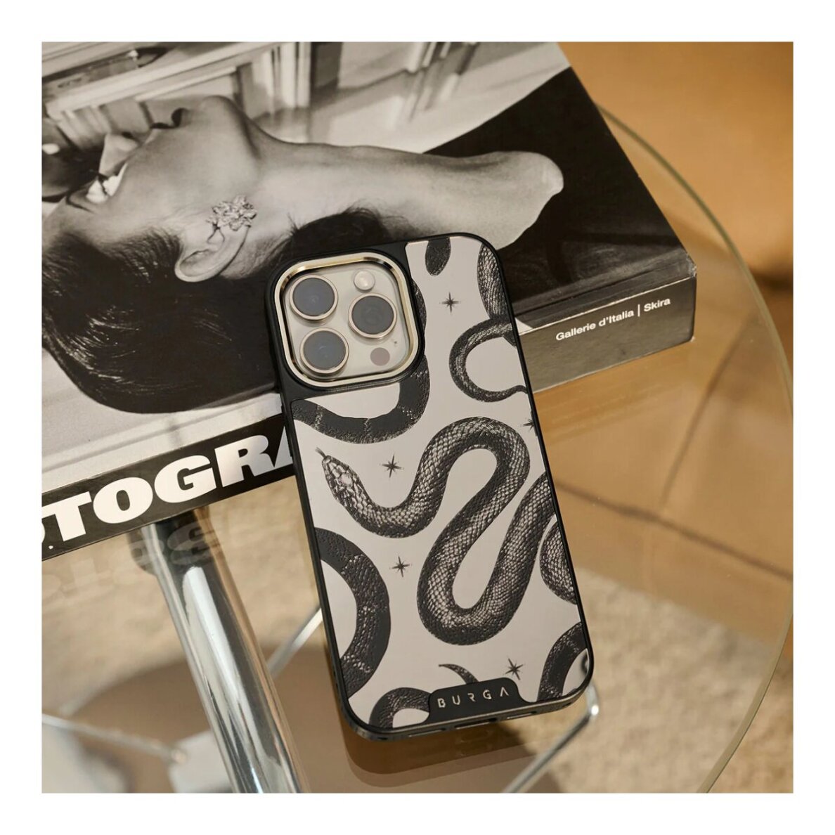 iPhone 17 PRO MAX Elite Mirror Gunmetal MagSafe Poison BURGA nugarėlė 8