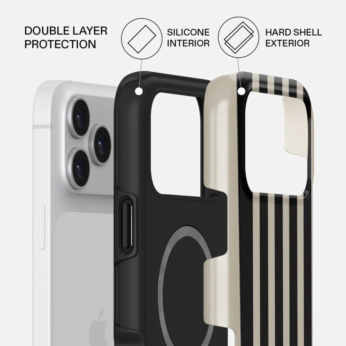 iPhone 17 PRO MAX Elite Mirror Gunmetal Magsafe Prophecy BURGA nugarėlė 1