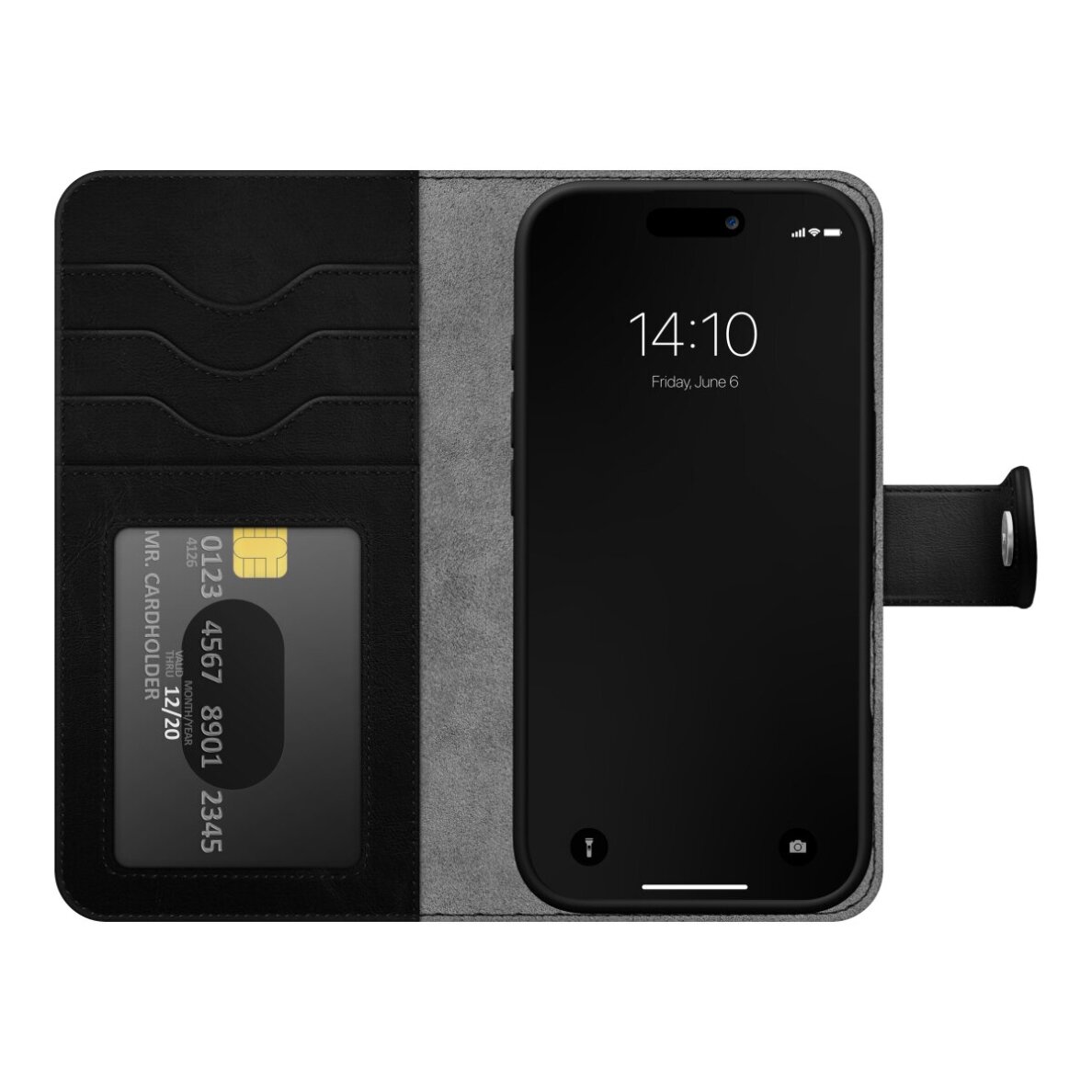 iPhone 17 PRO MAX iDeal Of Sweden Magnet Wallet+ Black dėklas 3 iPhone 17 PRO MAX iDeal Of Sweden Magnet Wallet+ Black dėklas 3