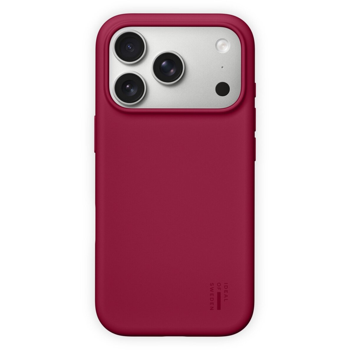 iPhone 17 PRO MAX iDeal Of Sweden Silicone MagSafe Cranberry nugarėlė