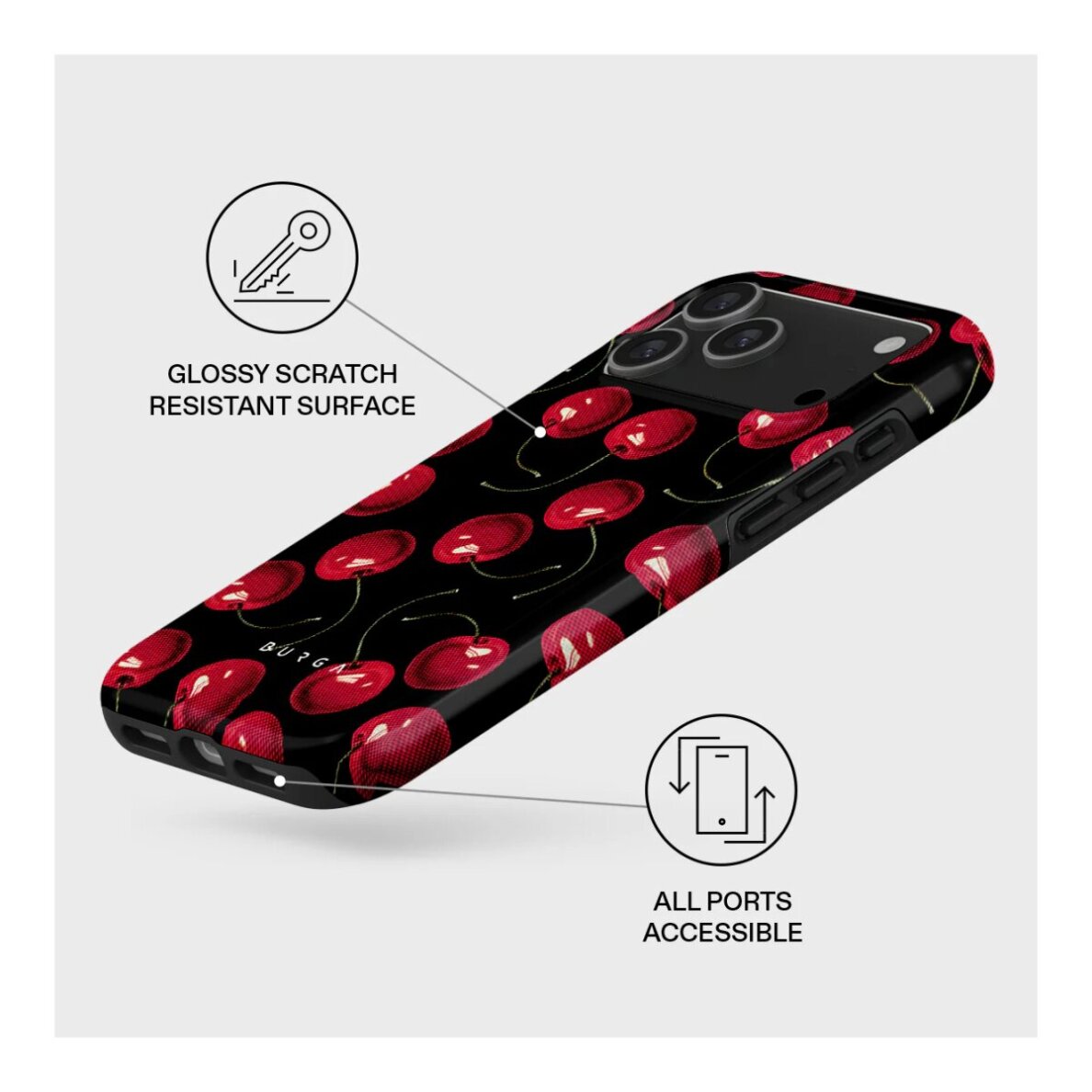 iPhone 17 PRO MAX MagSafe Cherrybomb Tough BURGA nugarėlė 2