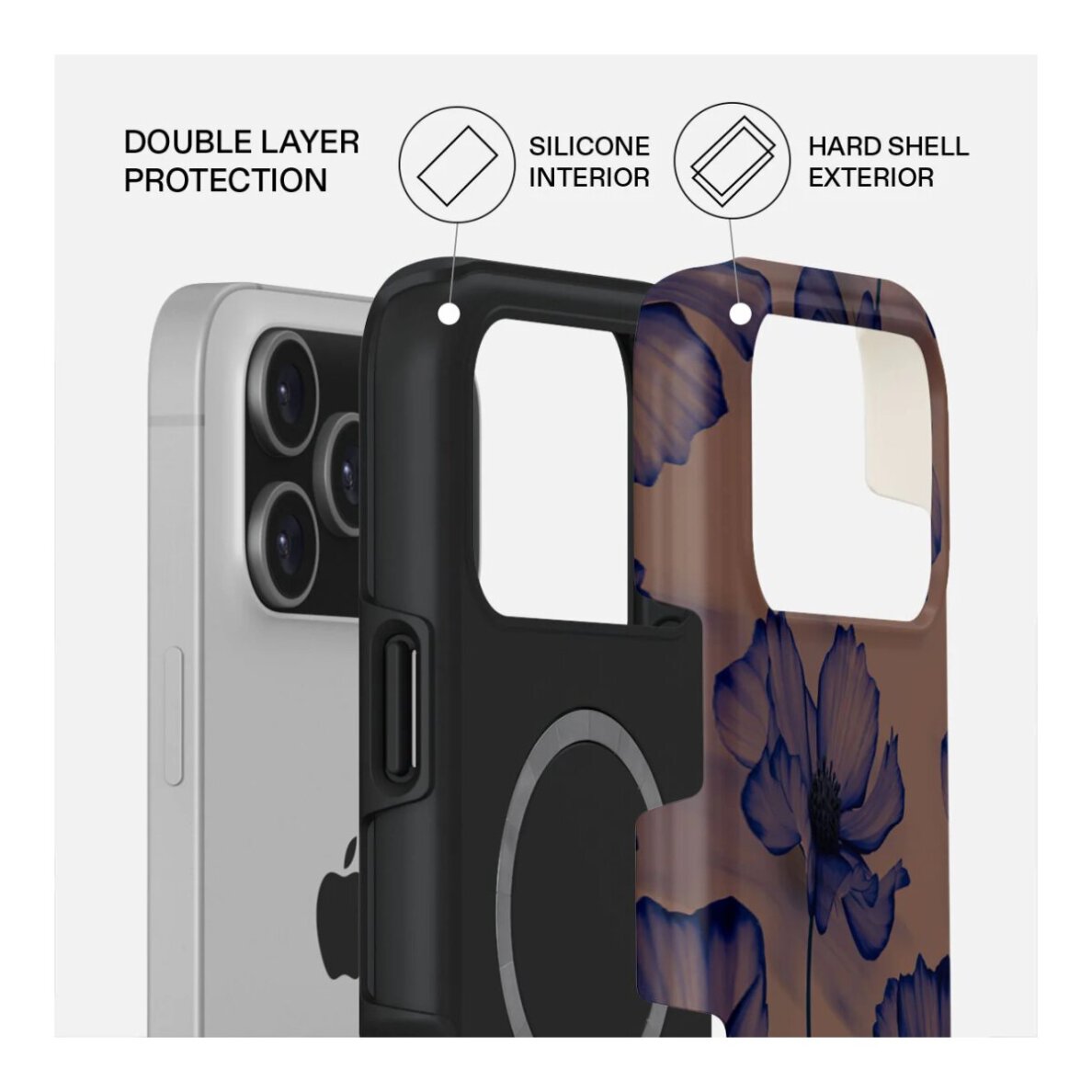 iPhone 17 PRO MAX MagSafe Velvet Night Tough BURGA nugarėlė 1