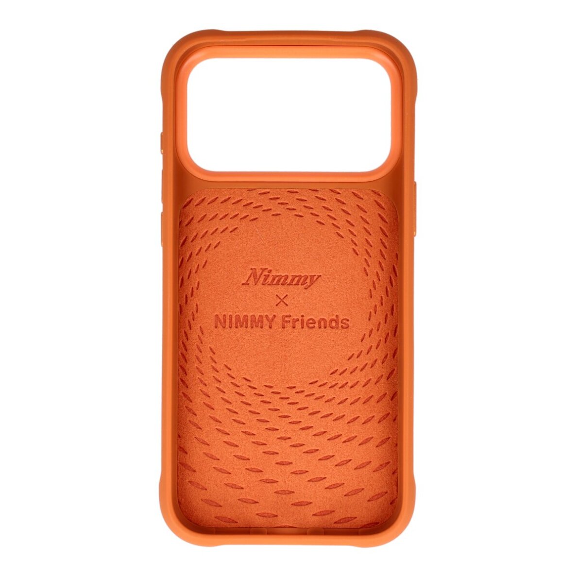 iPhone 17 PRO MAX orange NIMMY Cat with Glasses nugarėlė 1