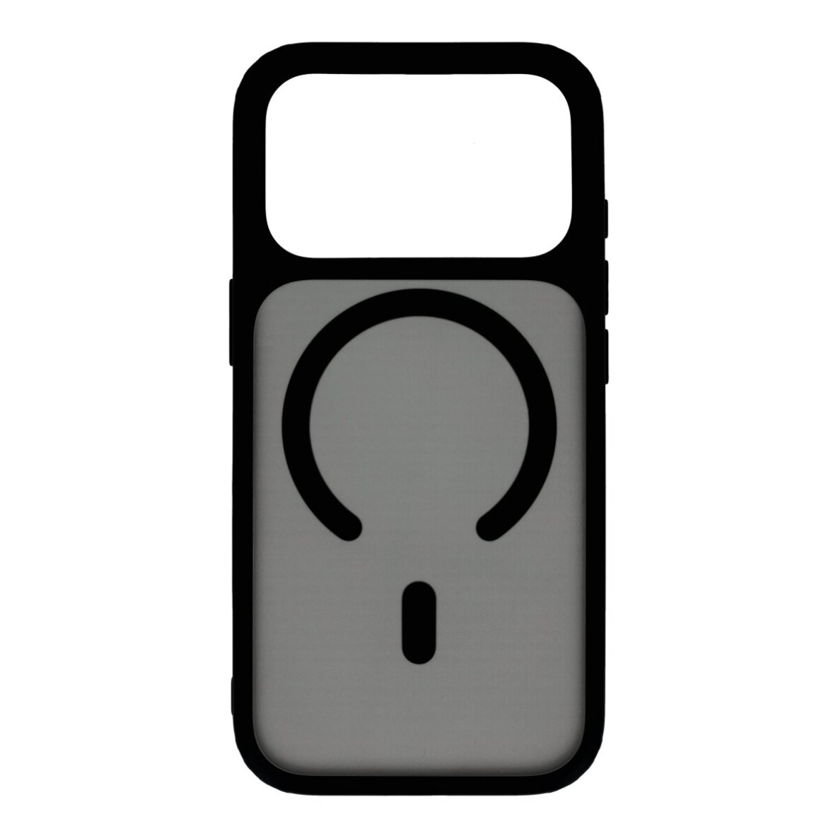 iPhone 17 PRO Mr. Monkey black FROSTED ANTI-DROP CAMERA BUTTON nugarėlė