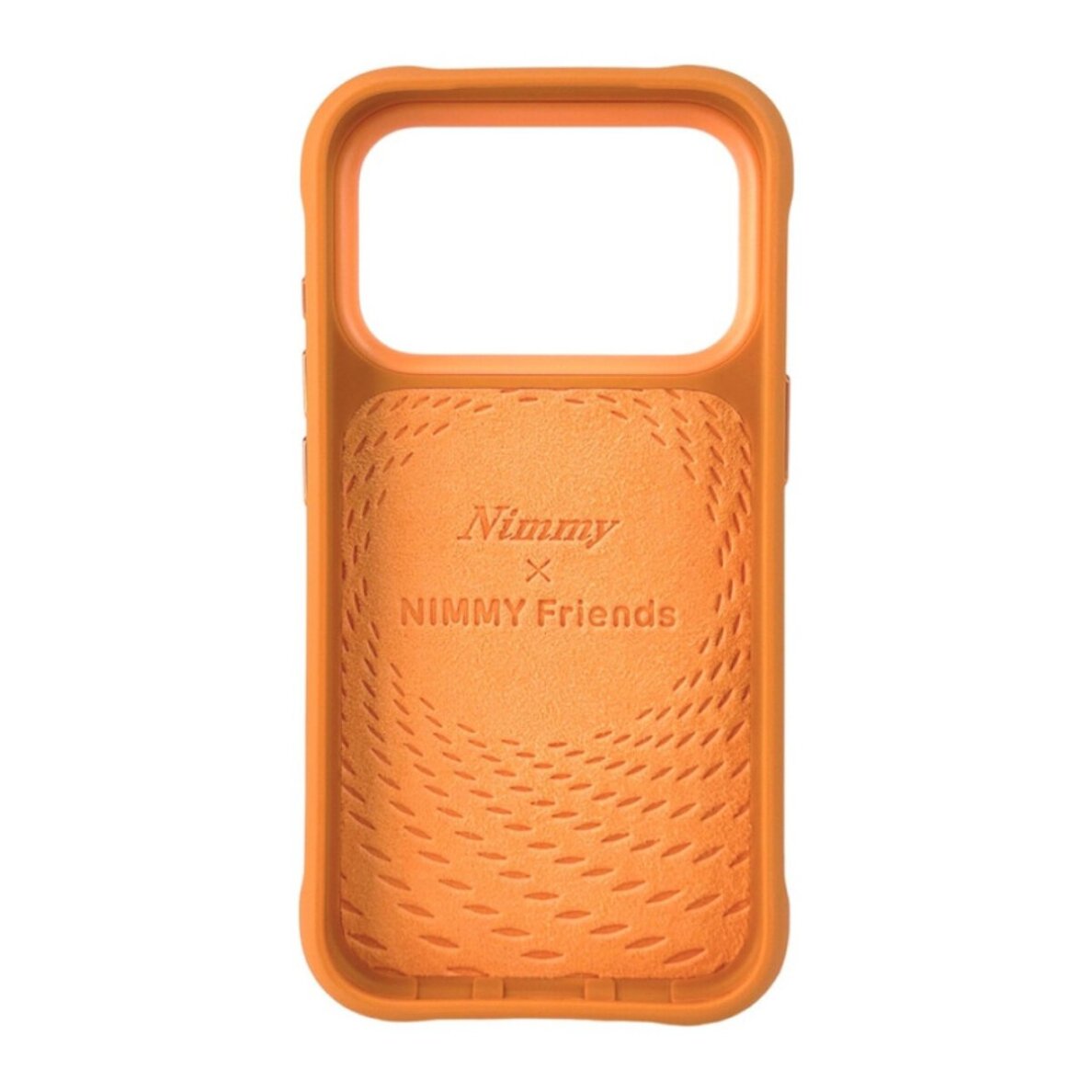 iPhone 17 PRO orange NIMMY Cat with Glasses nugarėlė 3