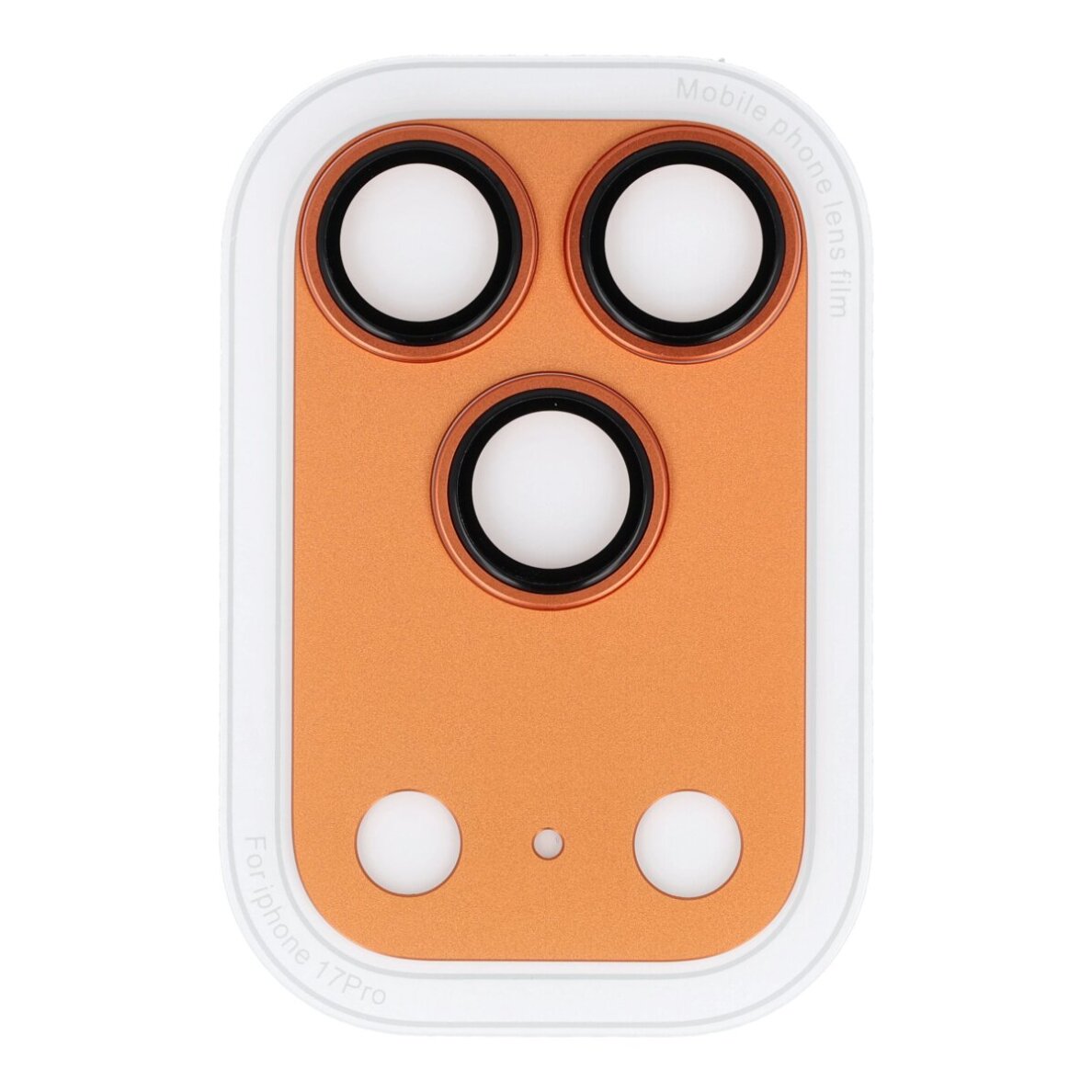 iPhone 17 PRO orange OTAO Metal Shield kameros apsauga 2 IN 1