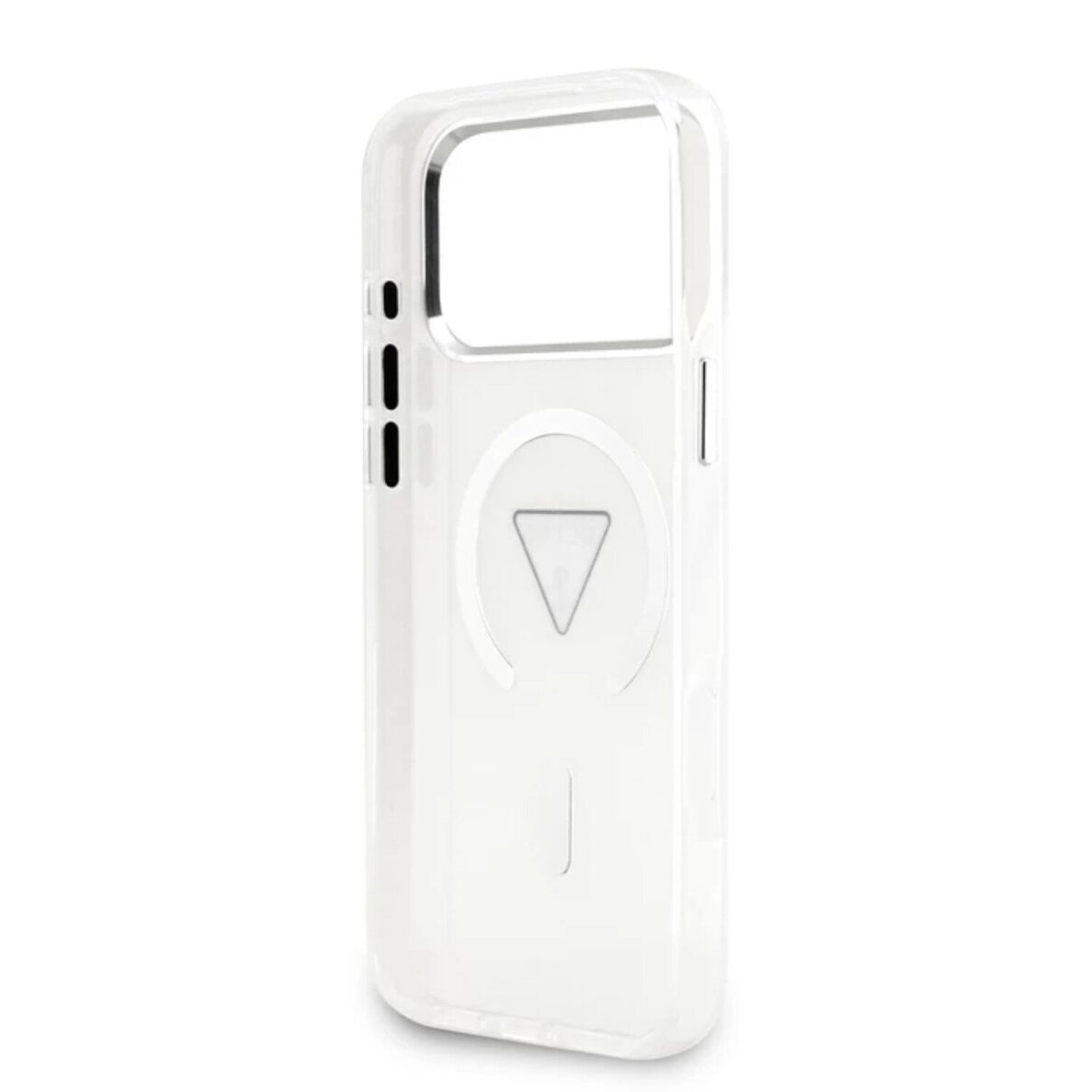 iPhone 17 PRO transparent MagSafe IML Gradient Triangle Logo GUESS nugarėlė 1