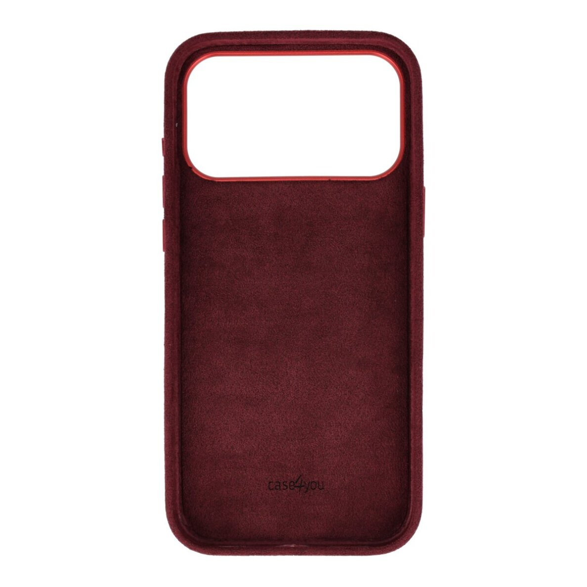 iPhone 17 PRO wine ALCANTARA MagSafe nugarėlė 3 iPhone 17 PRO wine ALCANTARA MagSafe nugarėlė 3