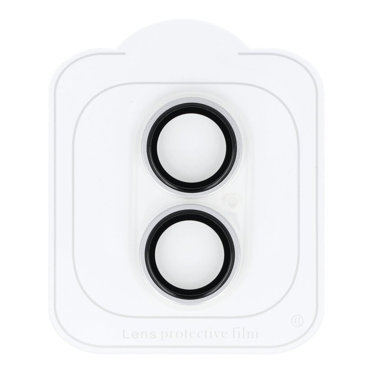 iPhone 17 silver OTAO Clear Shield kameros apsauga 2 IN 1