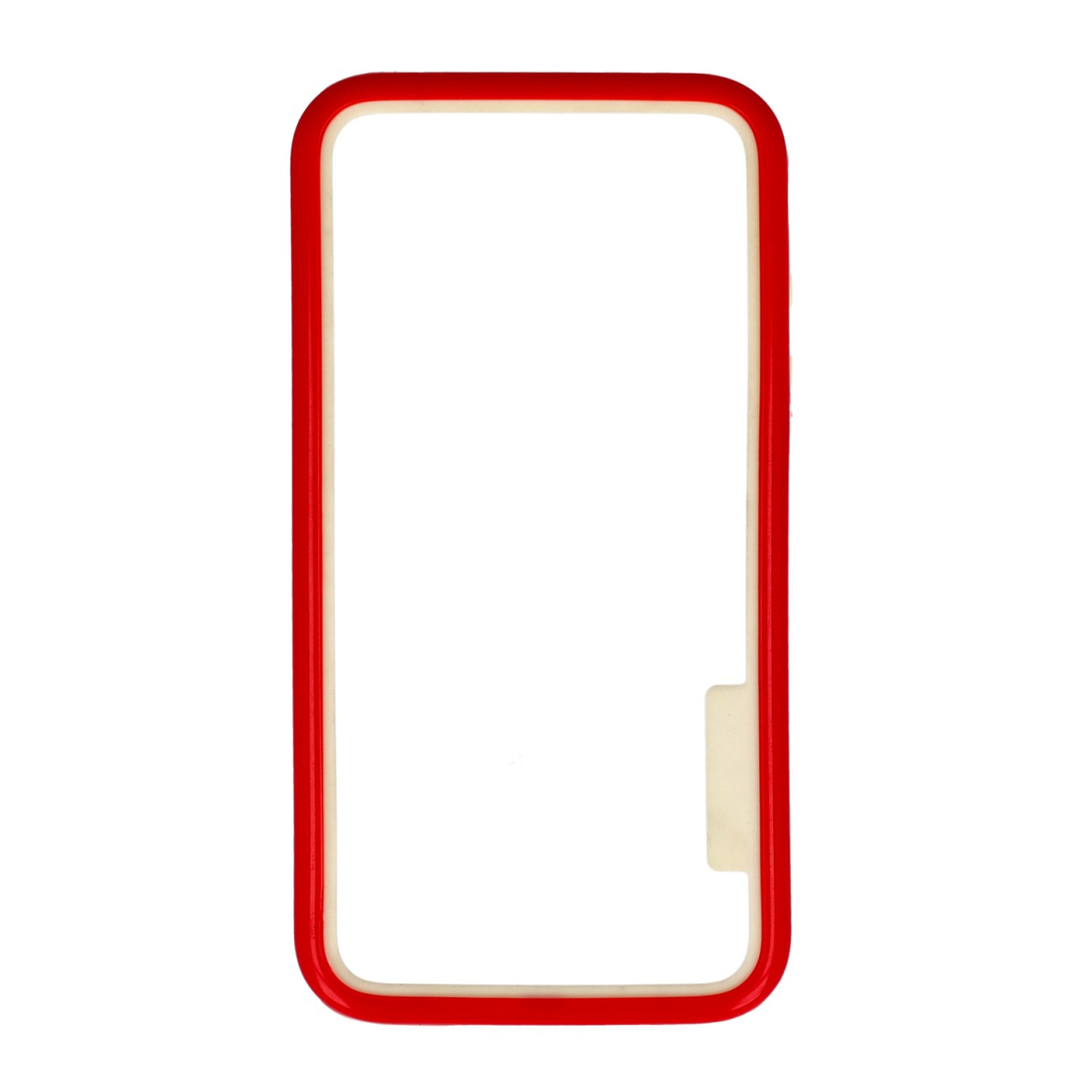 iPhone 4G raudonas plast. bamperis