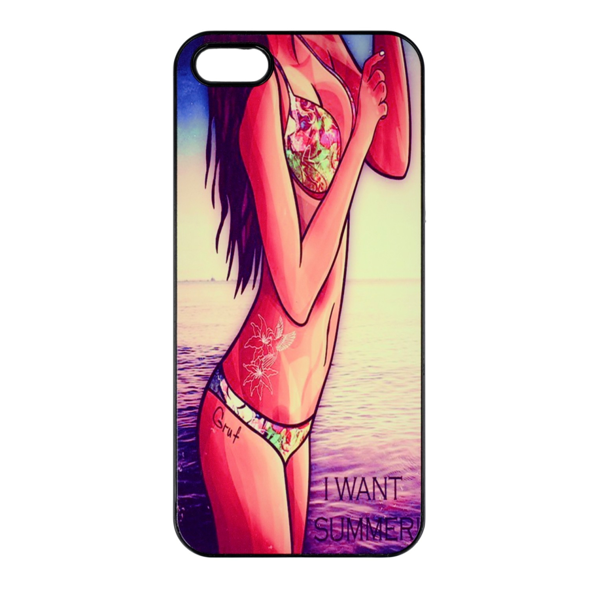 iPhone 5/5s/5se kieta nugarėlė Summer