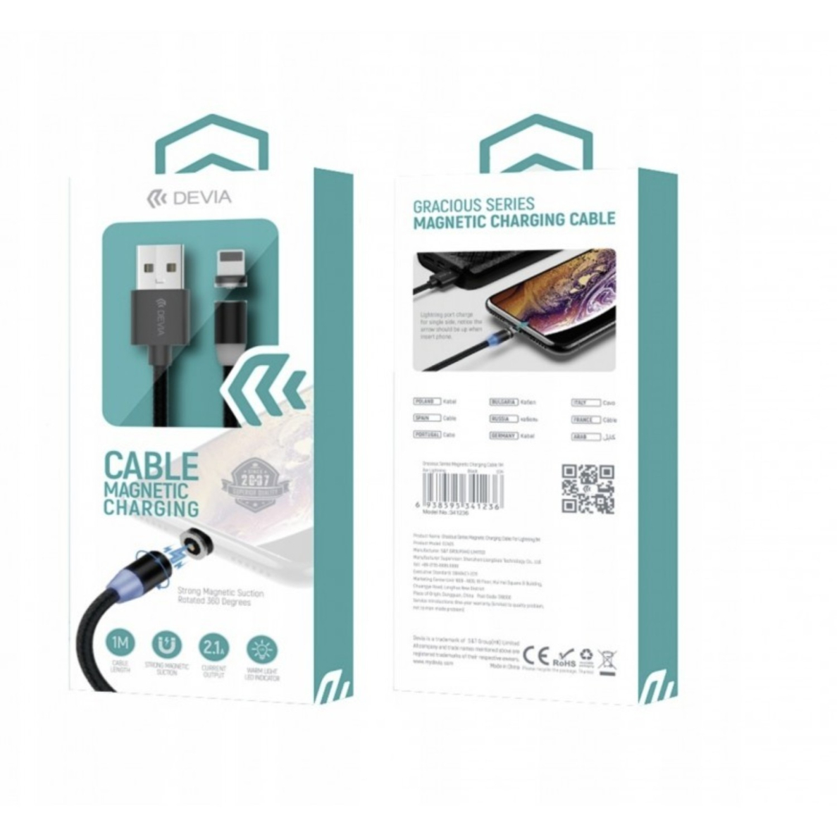 Iphone 5/6/7/8/X/11 Gracious Magnetic laidas DEVIA 6