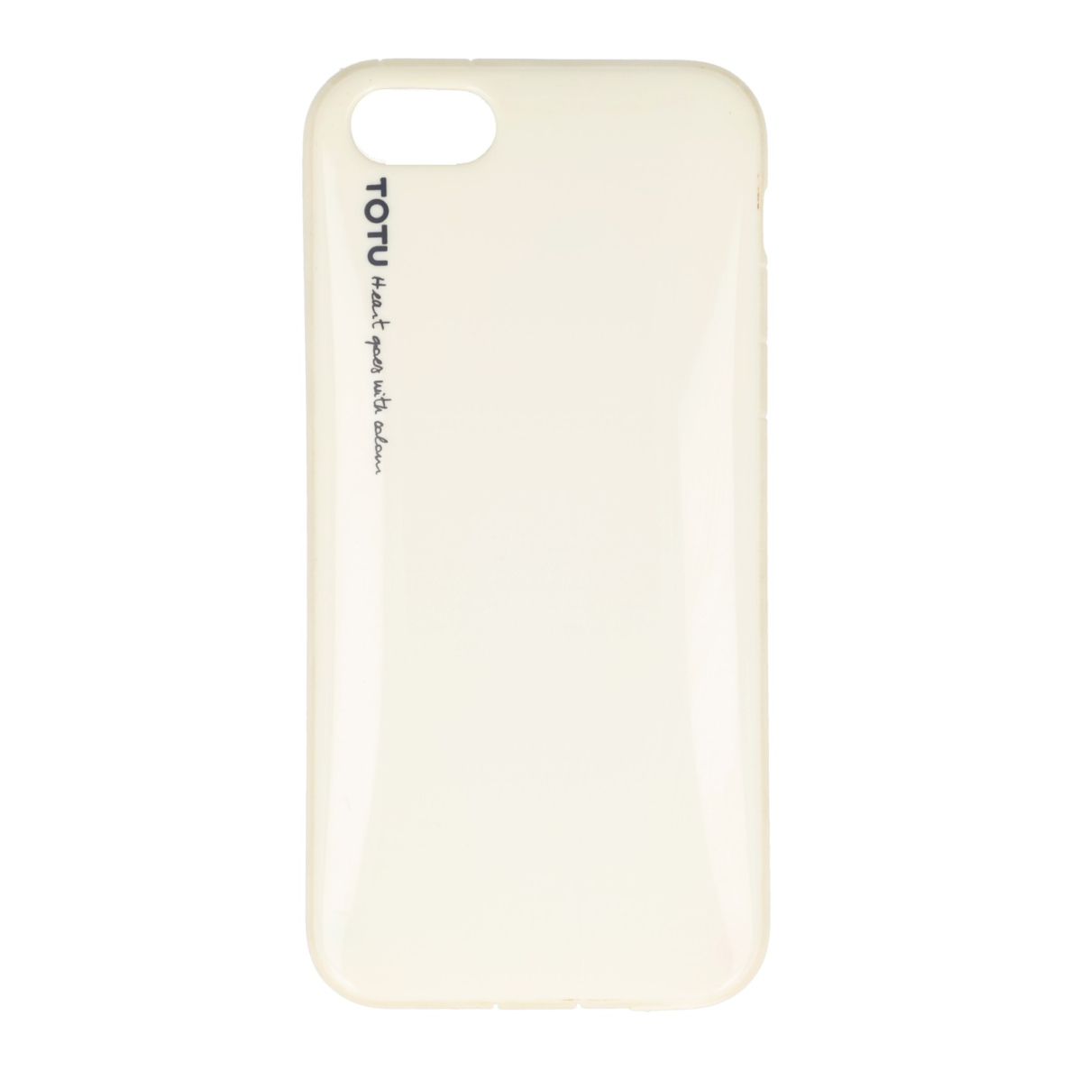 iPhone 5C baltas TOTU silikonas