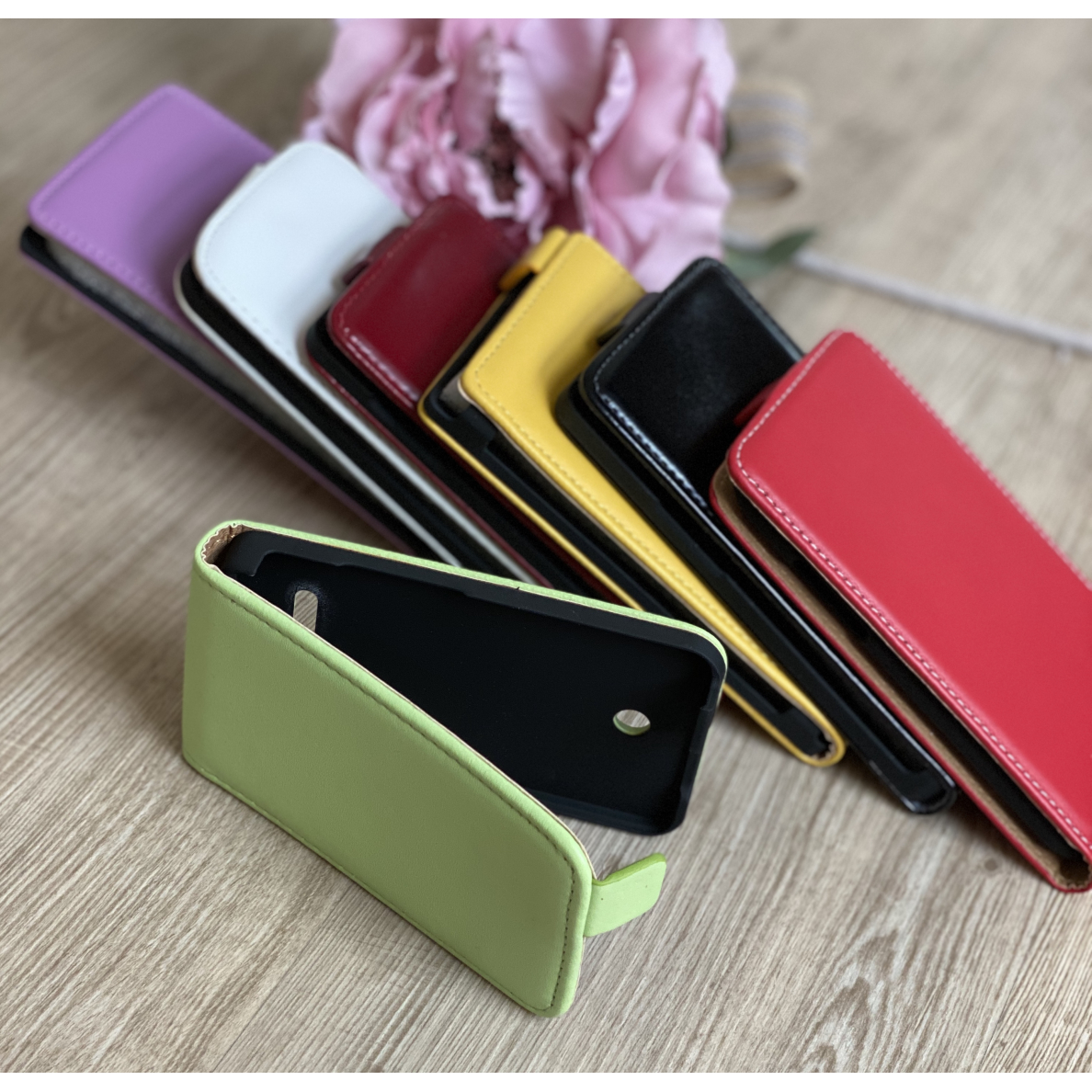 Iphone 5C juodas ellegance dėklas