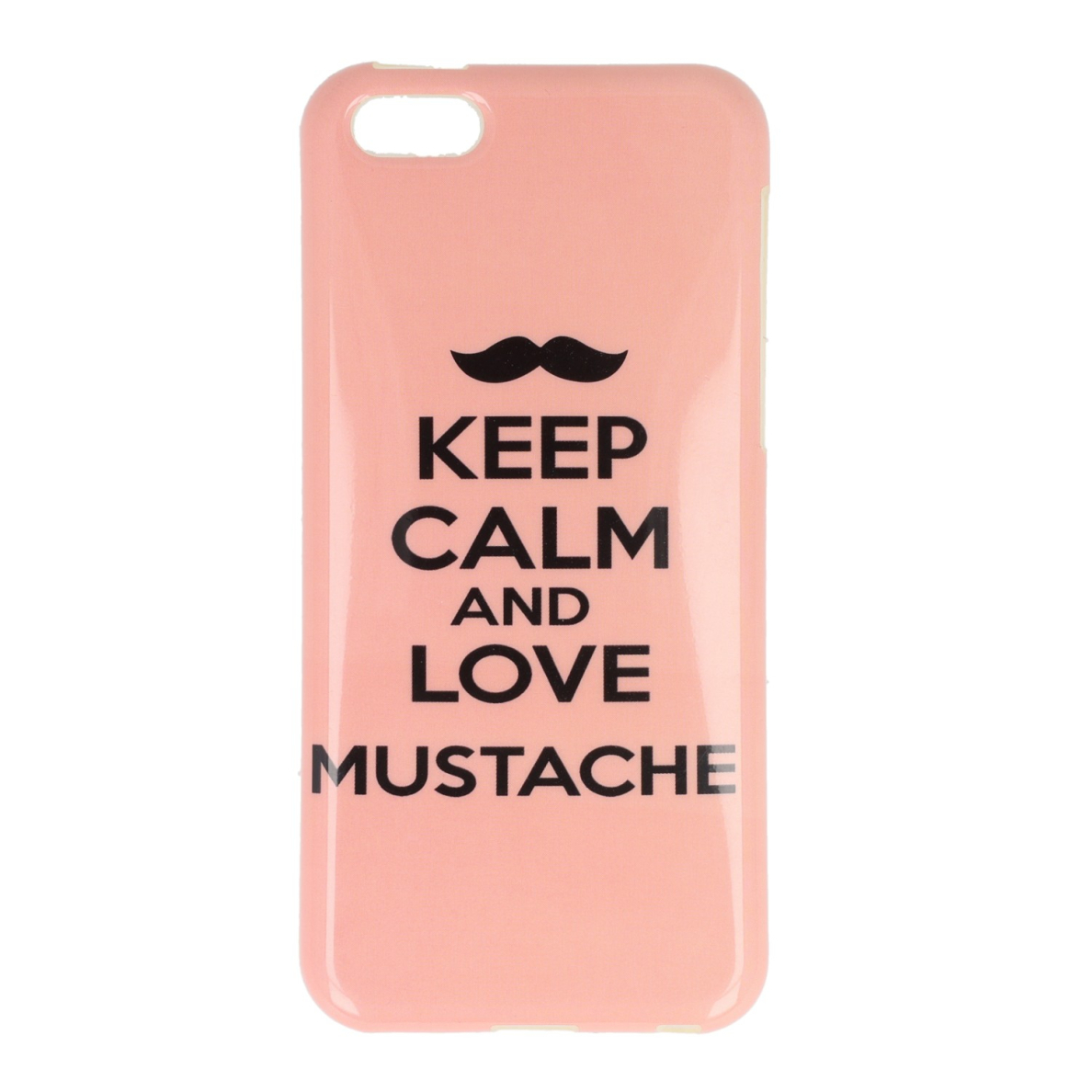 Iphone 5C nugarėlė keep calm love mustache