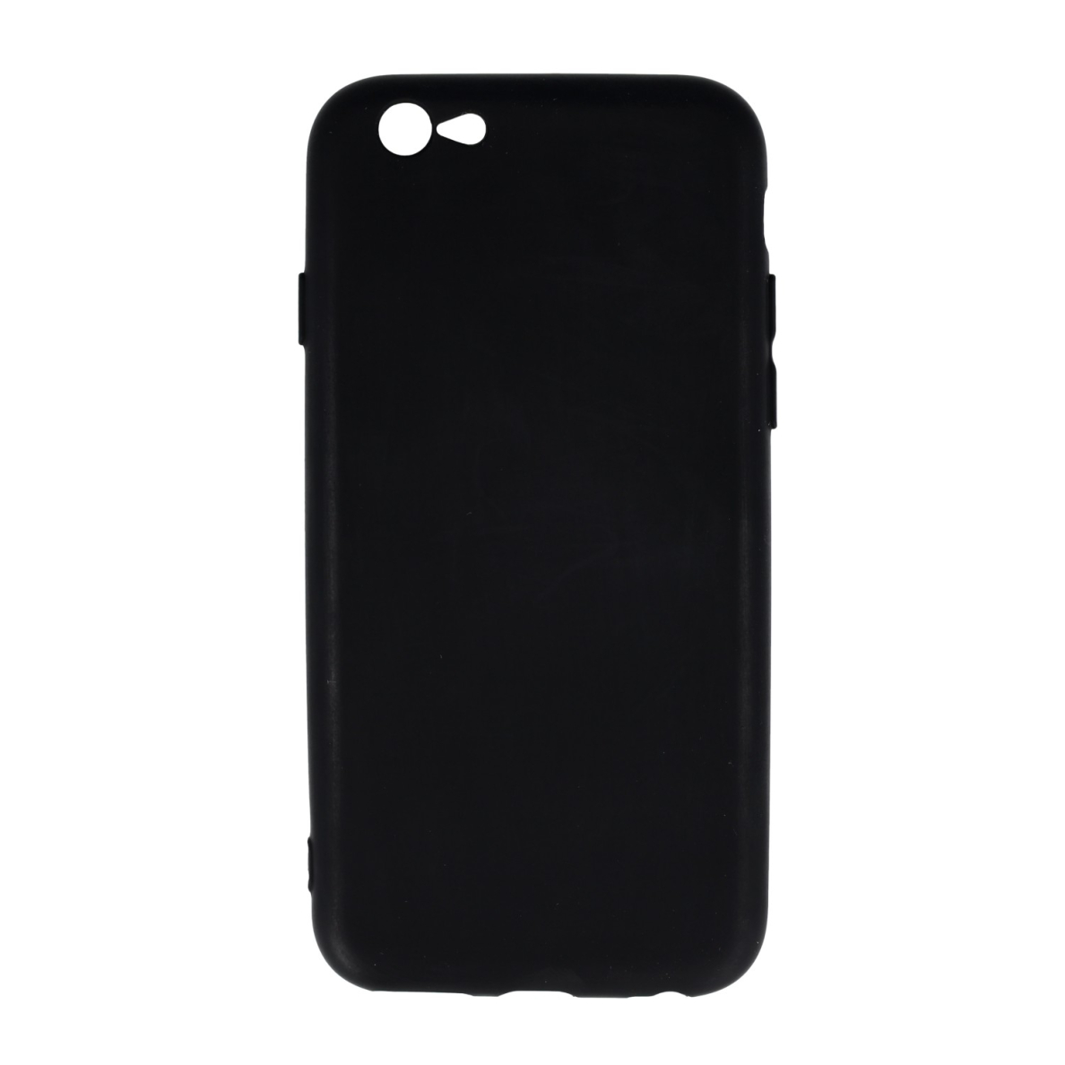 iPhone 6/6S juoda SILICONE LITE nugarėlė