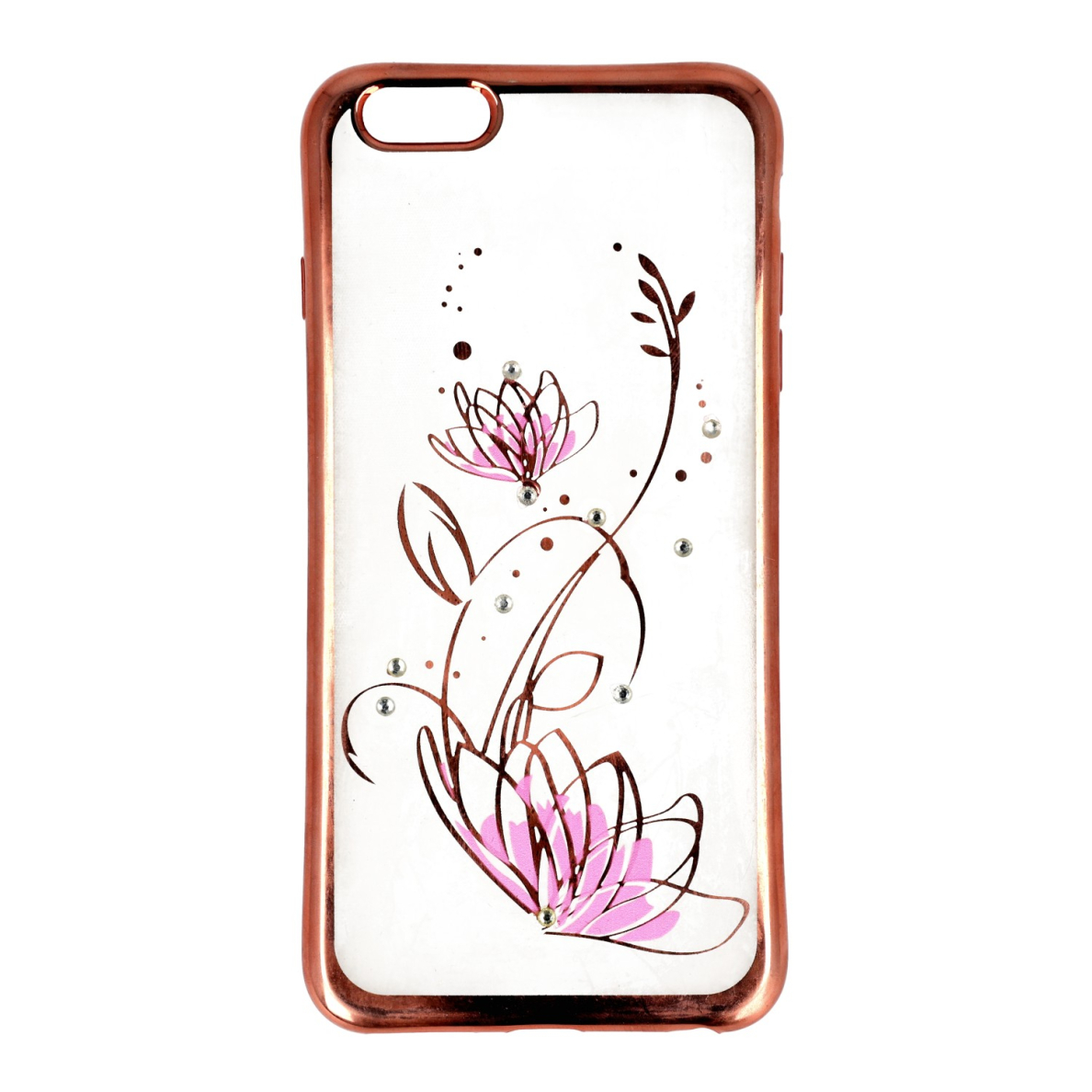 iPhone 6+/6S+ rausva perfect LOTUS nugarėlė