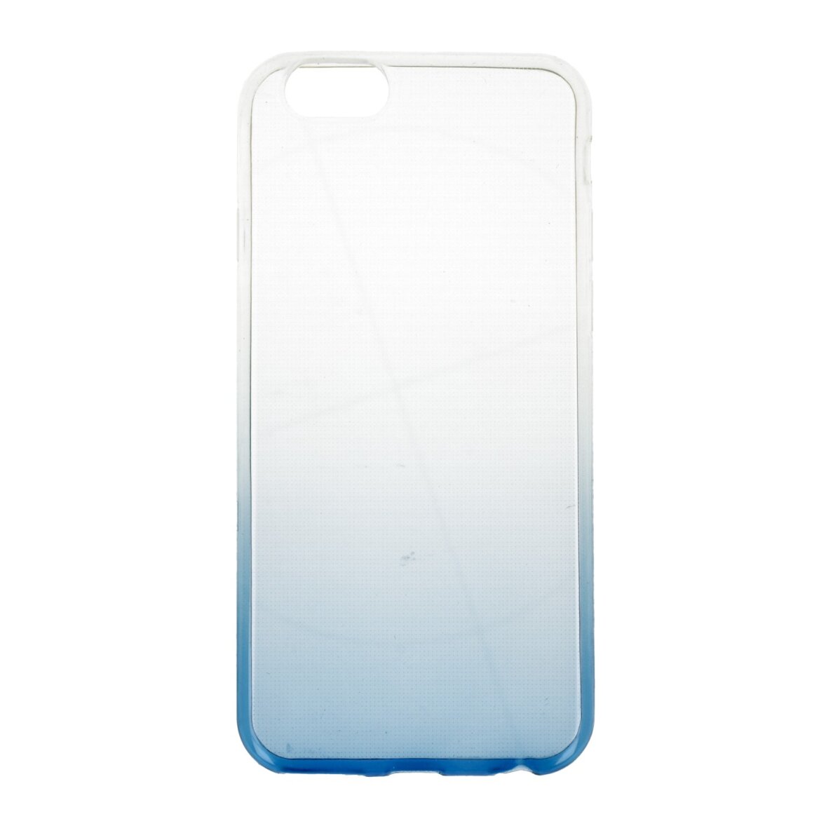 iPhone 6/6S skaidri+mėlyna nugarėlė