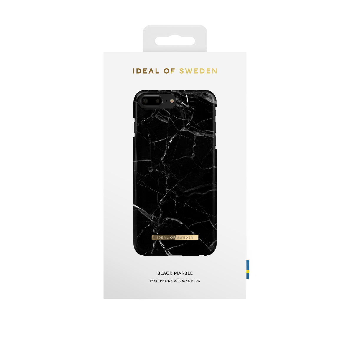 iPhone 6+/7+/8+ iDeal Of Sweden nugarėlė Black Marble 1