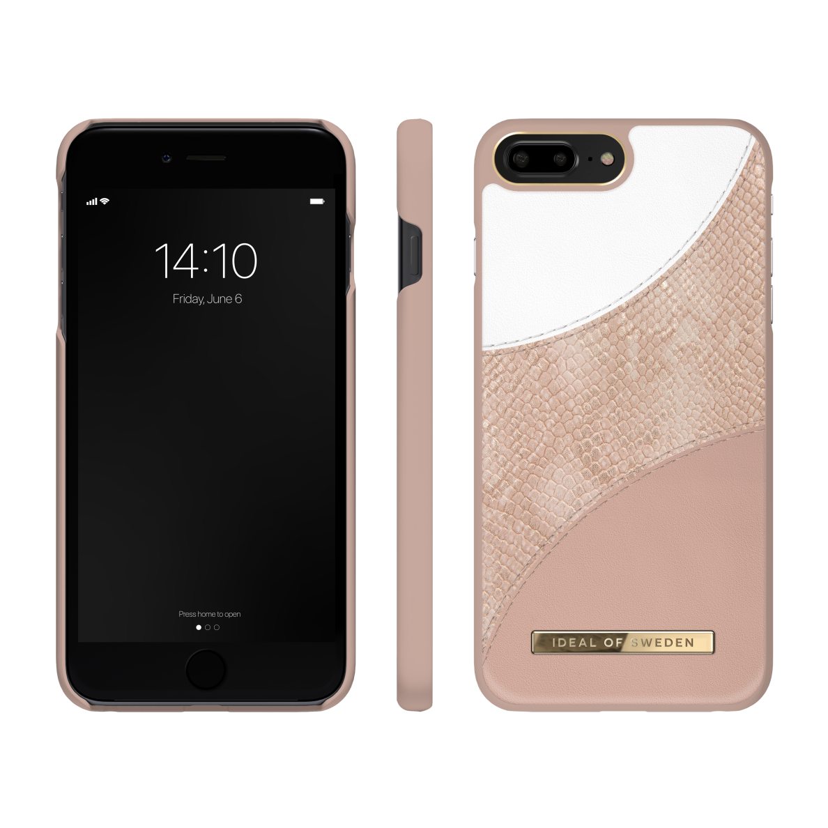 iPhone 6+/7+/8+ iDeal Of Sweden nugarėlė Blush Pink Snake 2