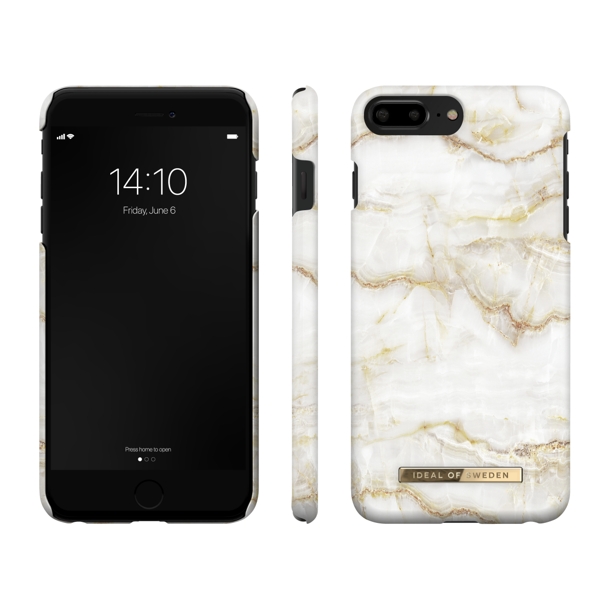 iPhone 6+/7+/8+ iDeal Of Sweden nugarėlė Golden Pearl Marble 2