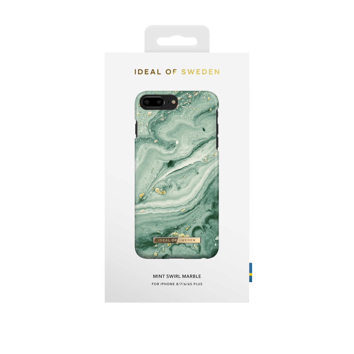 iPhone 6+/7+/8+ iDeal Of Sweden nugarėlė Mint Swirl Marble 1