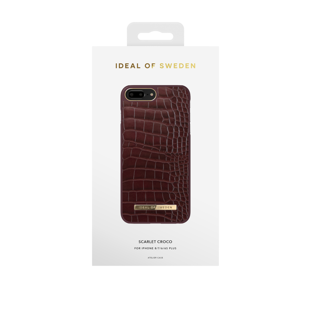 iPhone 6+/7+/8+ iDeal Of Sweden nugarėlė Scarlet Croco 1