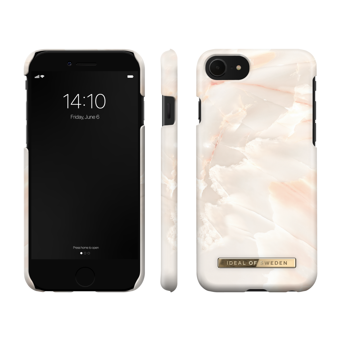 iPhone 6/7/8/SE 2020/SE 2022 iDeal Of Sweden dėklas Rose Pearl Marble 2