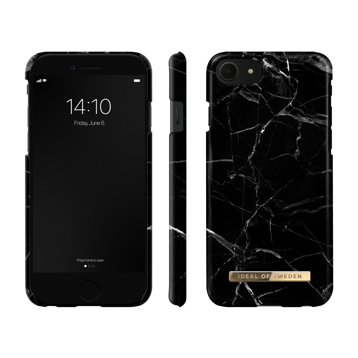 iPhone 6/7/8/SE 2020/SE 2022 iDeal Of Sweden nugarėlė Black Marble 2