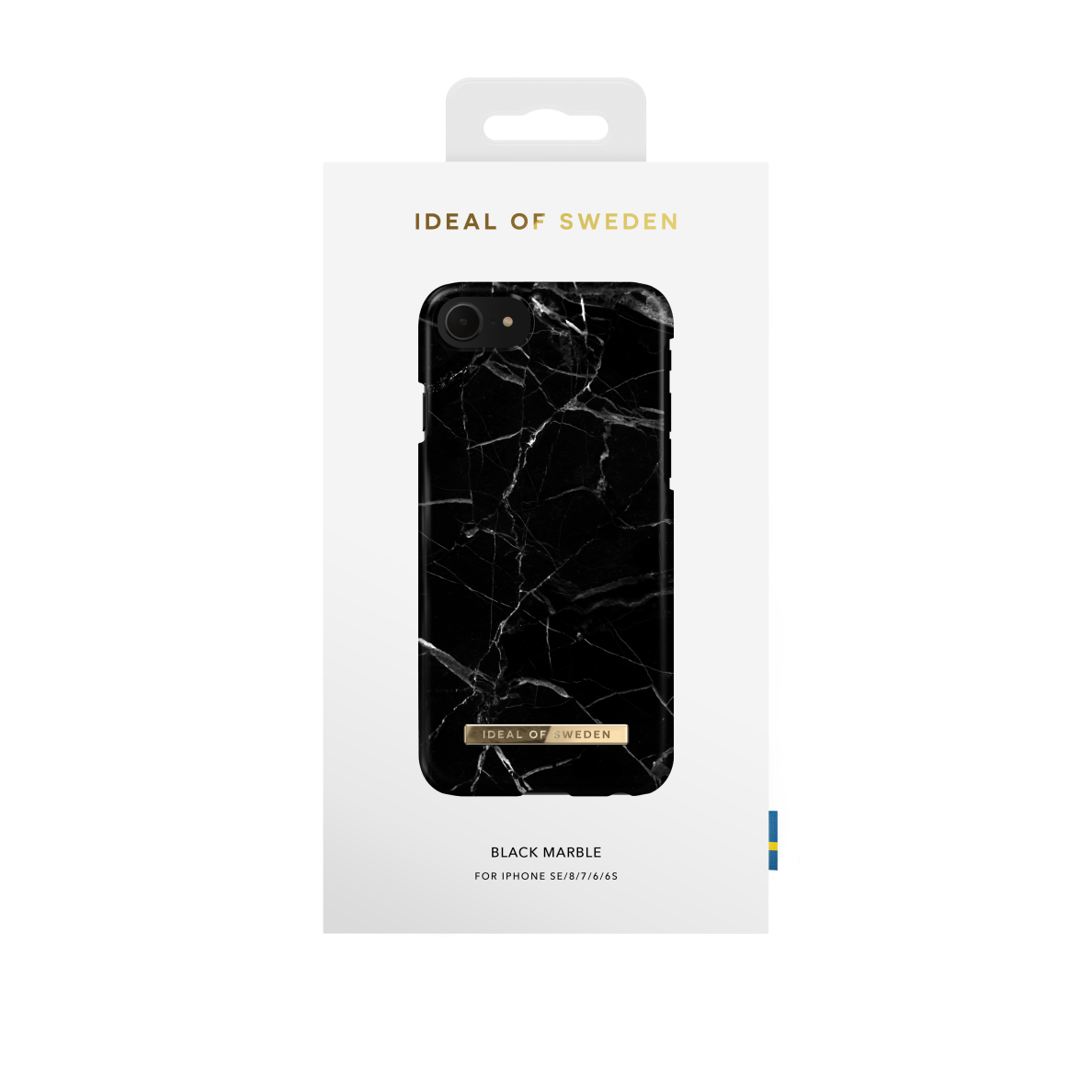 iPhone 6/7/8/SE 2020/SE 2022 iDeal Of Sweden nugarėlė Black Marble 1