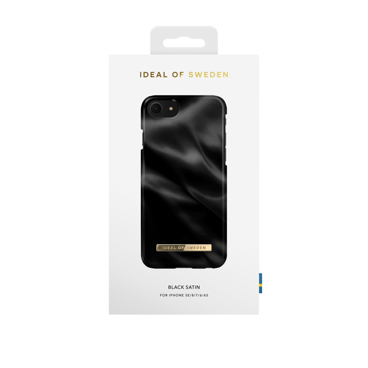 iPhone 6/7/8/SE 2020/SE 2022 iDeal Of Sweden nugarėlė Black Satin 1