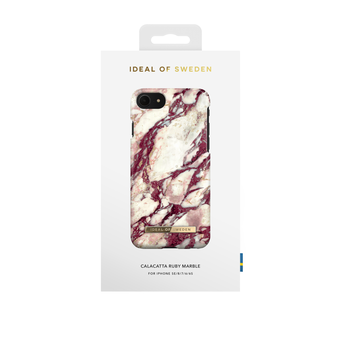 iPhone 6/7/8/SE 2020/SE 2022 iDeal Of Sweden nugarėlė Calacatta Ruby Marble 2