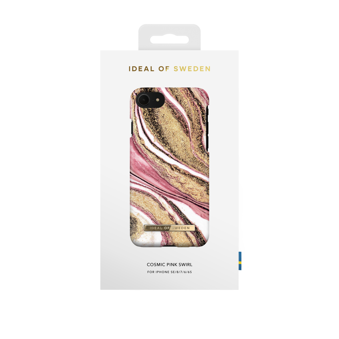 iPhone 6/7/8/SE 2020/SE 2022 iDeal Of Sweden nugarėlė Cosmic Pink Swirl 1