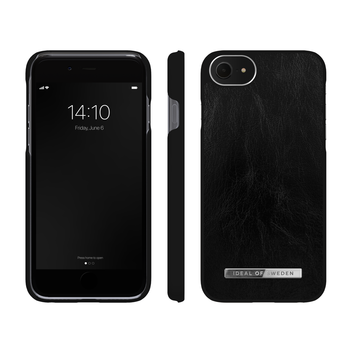 iPhone 6/7/8/SE 2020/SE 2022 iDeal Of Sweden nugarėlė Glossy Black - Silver 2