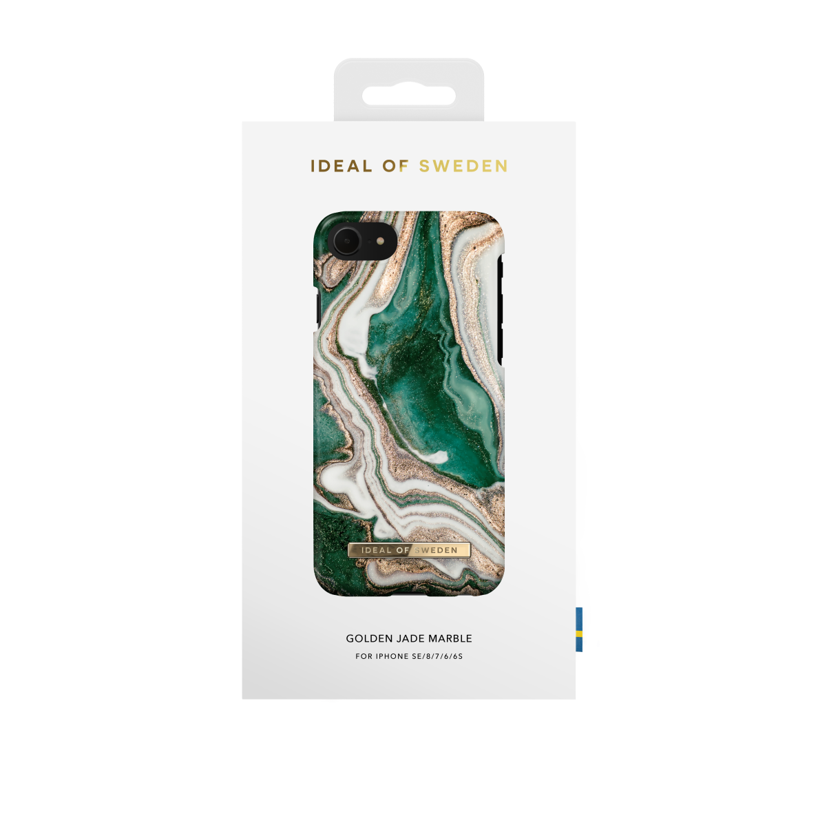 iPhone 6/7/8/SE 2020/SE 2022 iDeal Of Sweden nugarėlė Golden Jade Marble 1