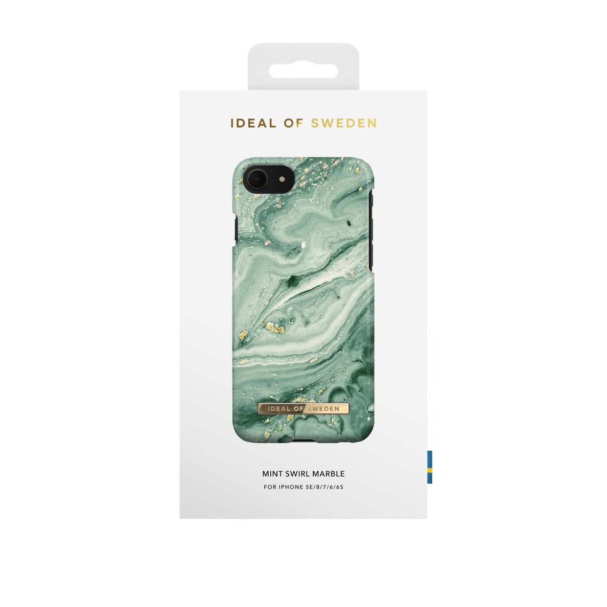 iPhone 6/7/8/SE 2020/SE 2022 iDeal Of Sweden nugarėlė Mint Swirl Marble 1