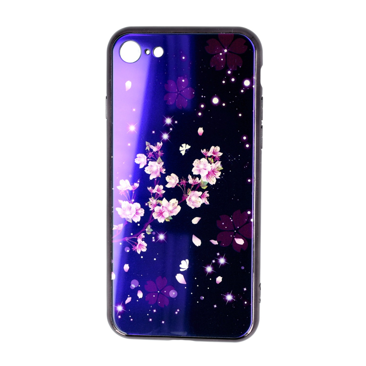 iPhone 7/8/SE 2020 BLUE RAY GLASS nugarėlė Sakura