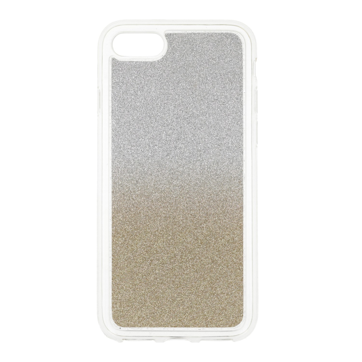 iPhone 7/8/SE 2020 Glitter silver+gold nugarėlė