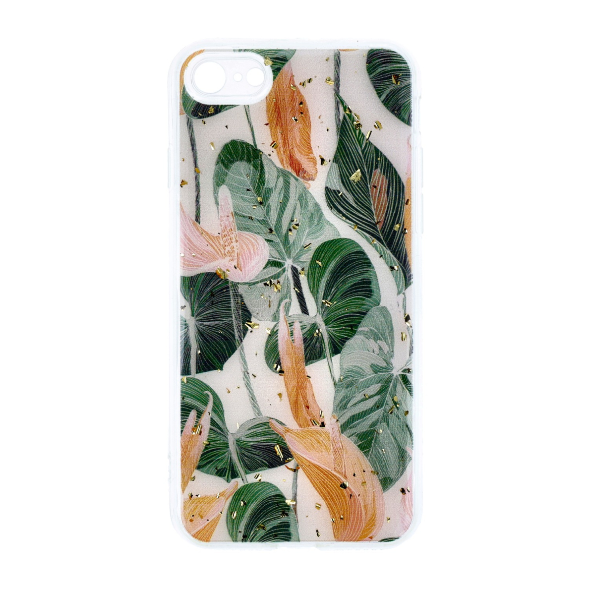 iPhone 7/8/SE 2020 Gold Glam Flowerbed nugarėlė