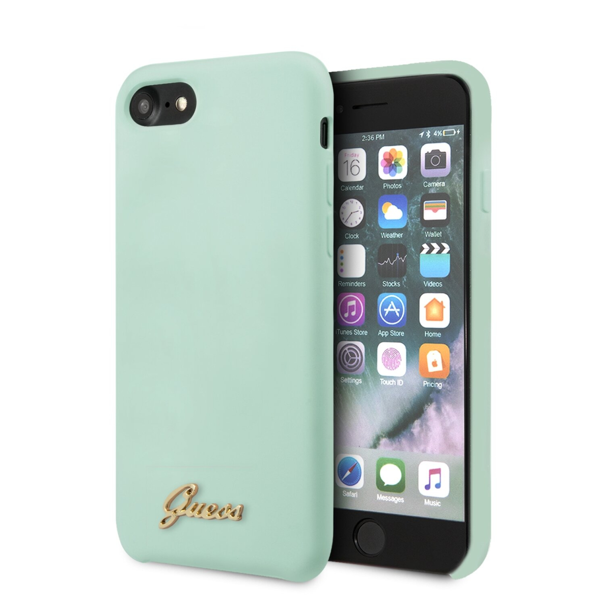 iPhone 7/8/SE 2020 mėtos sp. GUESS nugarėlė GUHCI8LSLMGGR