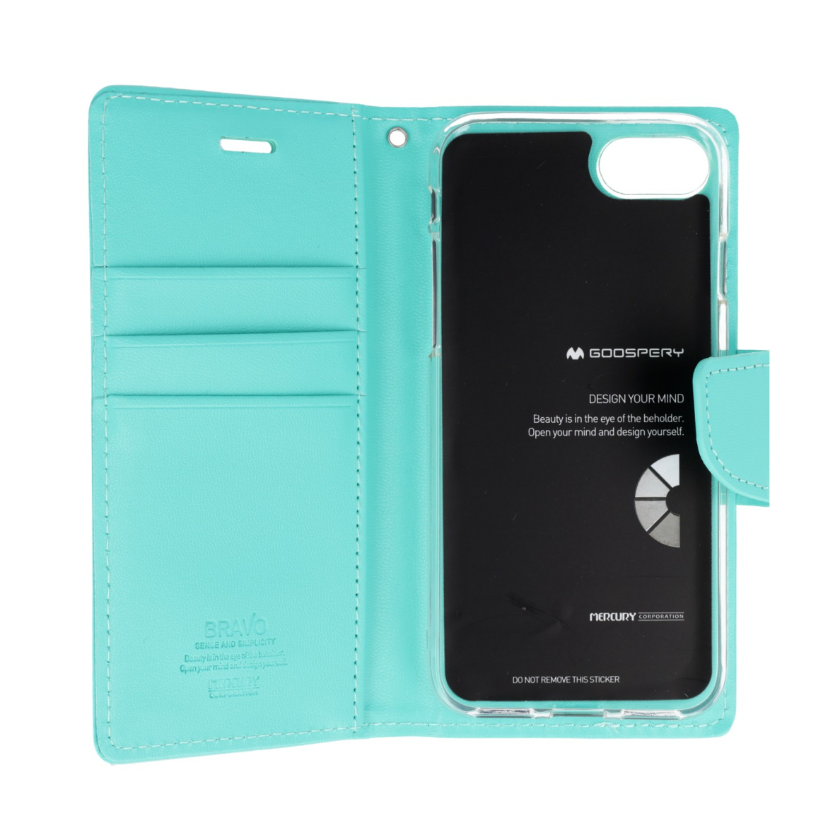 iPhone 7/8/SE 2020 mėtos spalvos BRAVO dėklas 3