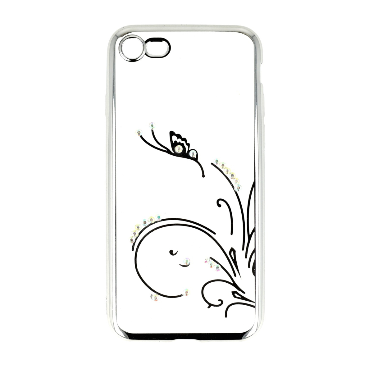 iPhone 7/8/SE 2020 sidabro spalvos flying BEEYOPRF nugarėlė