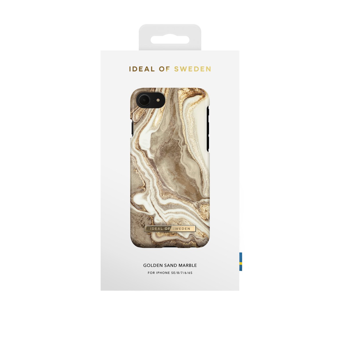 iPhone 7/8/SE 2020/SE 2022 iDeal Of Sweden nugarėlė Golden Sand Marble 1