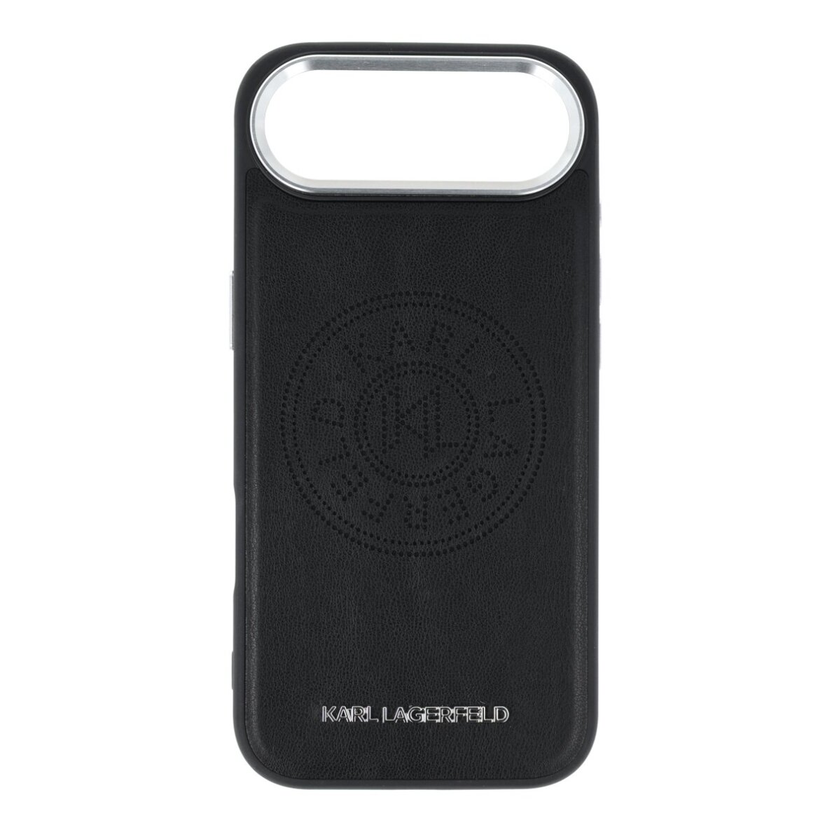iPhone AIR black MagSafe PU Point & Metal Logo KARL LAGERFELD nugarėlė