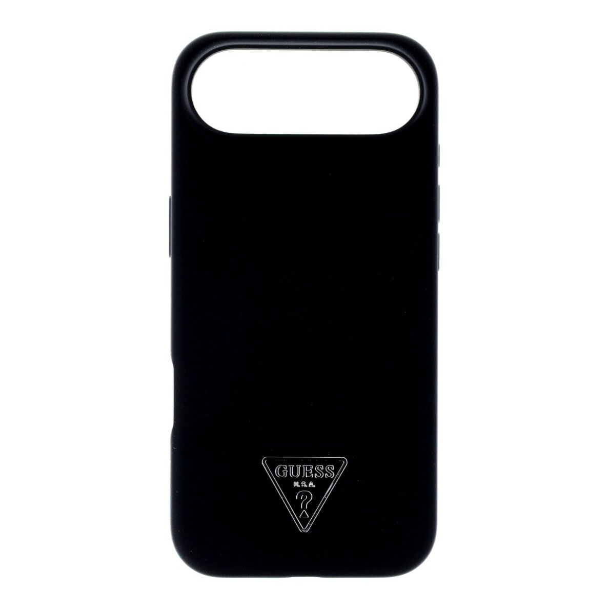 iPhone AIR black MagSafe Silicone Triangle Logo GUESS nugarėlė