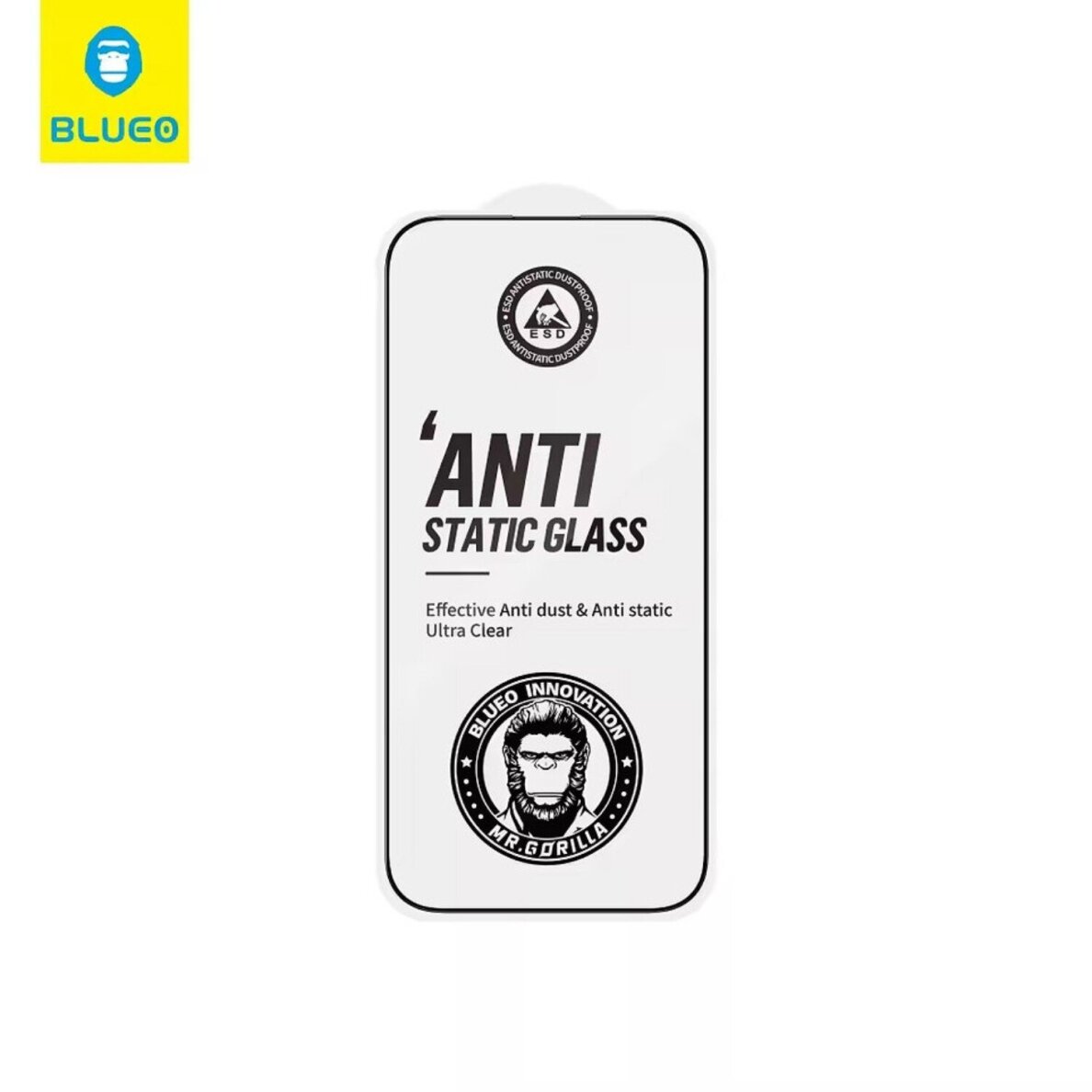 iPhone AIR black pilnas Mr. Monkey 5D stiklas 1