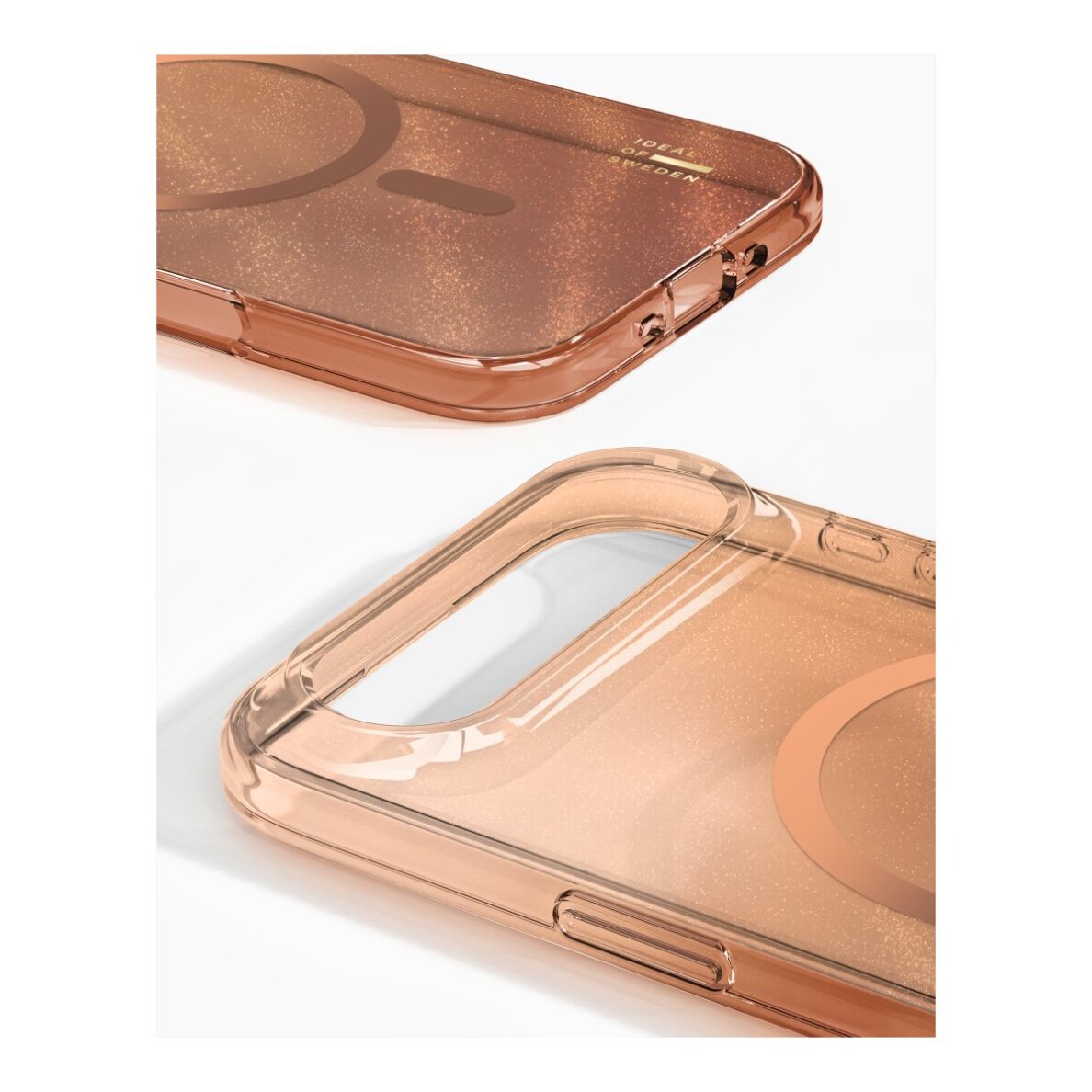 iPhone AIR iDeal Of Sweden Clear Mocha Mousse MagSafe nugarėlė 1