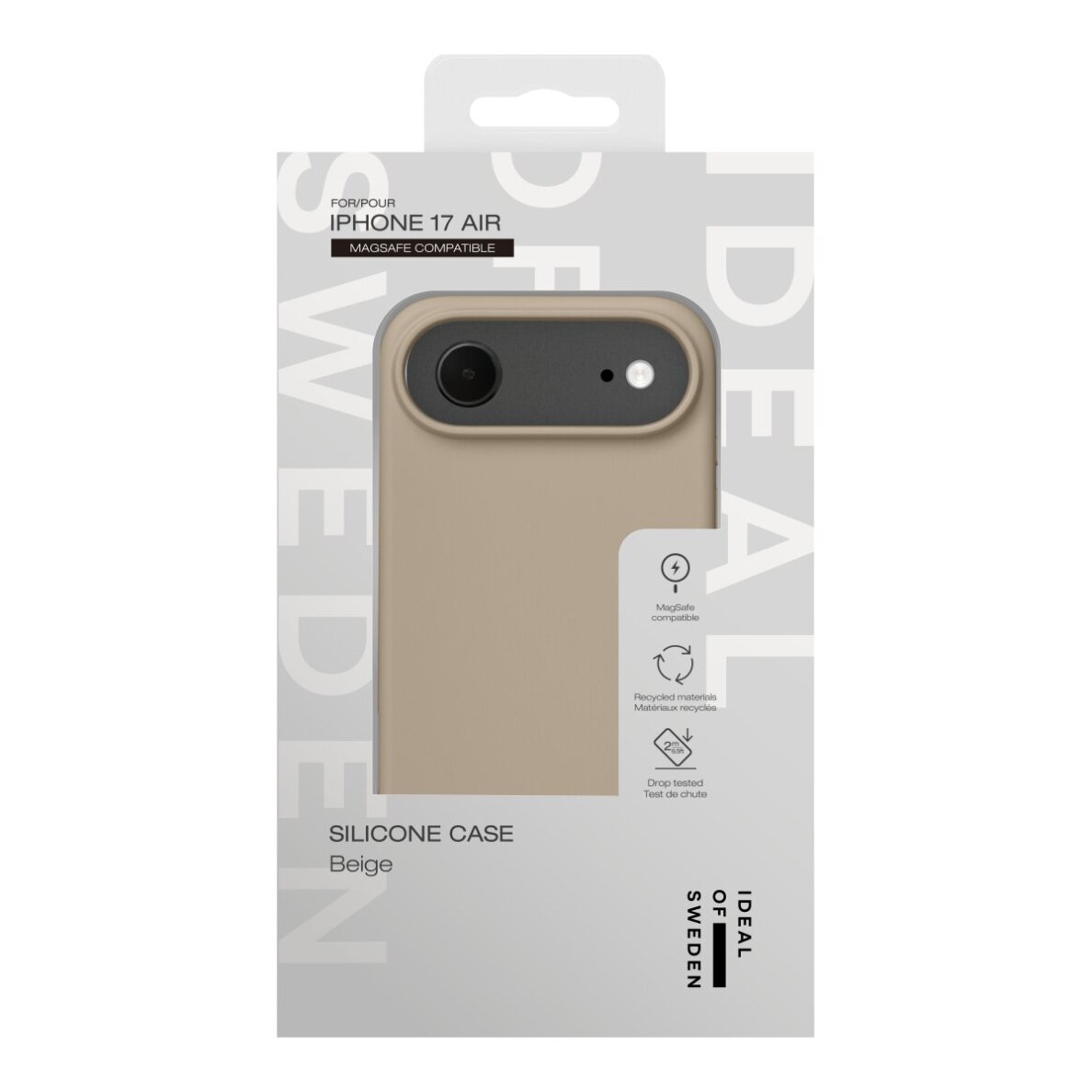 iPhone AIR iDeal Of Sweden Silicone MagSafe Beige nugarėlė 4